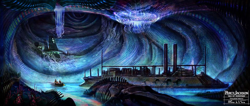 Illustration for article titled Concept art shows Percy Jackson's cyclops could have been way nastier